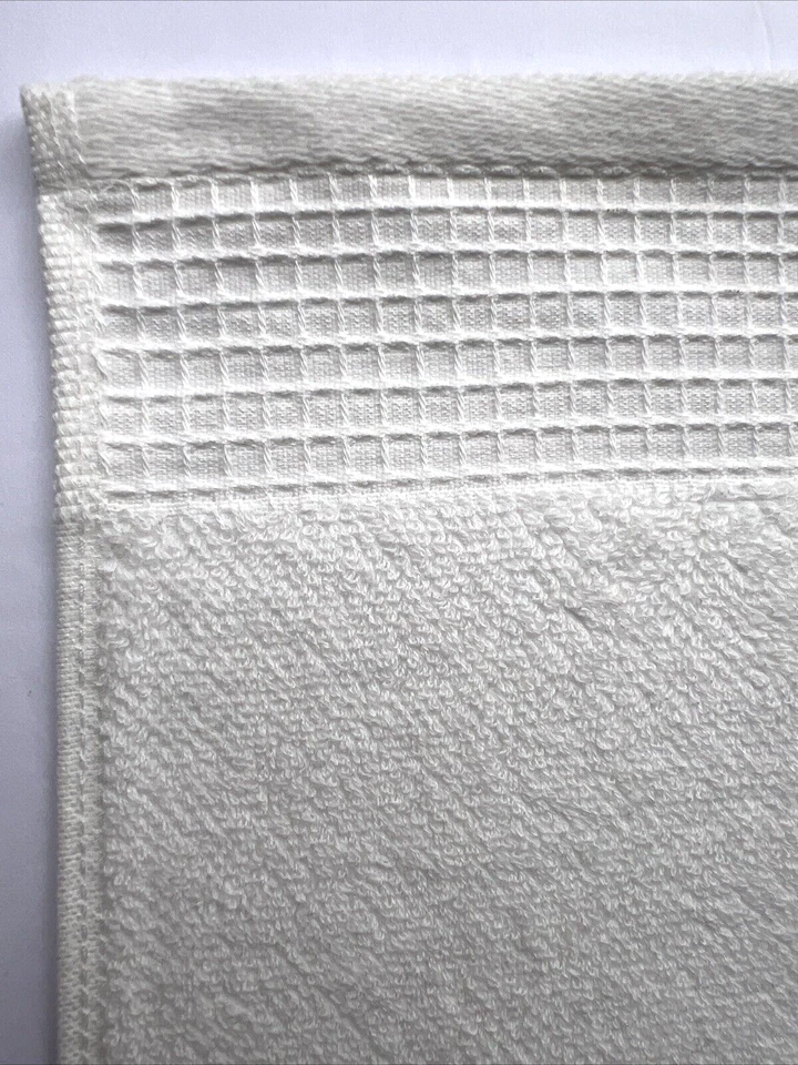 Полотенце для рук IKEA Vinarn, белое 16 x 28 дюймов, НОВАЯ вафельная текстура по краям - Изображение 4 из 4