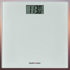 Health o meter Digital Bathroom Scale  500lb Capacity, Glass, LCD, Auto-Off