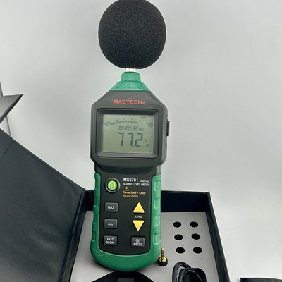 MASTECH MS6701 Digital Sound Level Meter Decibel Tester RS232 Data Logger