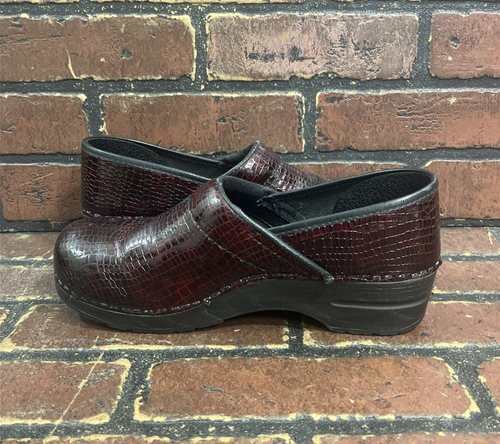 Zueco profesional Sanita Original Danés Granate Talla 41 EUR 10 EE. UU. - Imagen 8 de 8