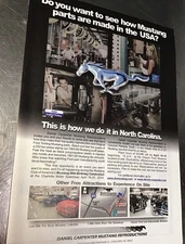 Ford Mustang Reproductions Advertisement By -Daniel Carpenter Ad#5820