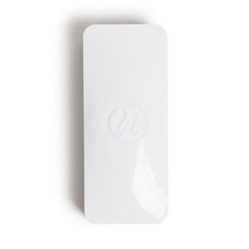 U Brands Magnetic Dry Erase Board Eraser 2" x 5" x 1" White Felt Contoured