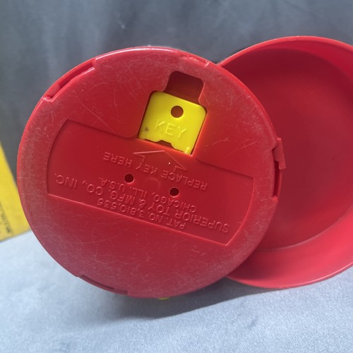 Vintage Disney Mickey Mouse Bank Gumball Machine Complete W/ Bottom & Key Works - Picture 19 of 24
