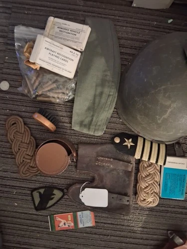 Vintage military lot Vietnam Helmet No Liner,cold War, 1870s Calvary LQQK