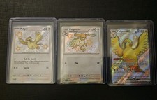 Pidgey Pidgeotto Pidgeot ex Shiny Rare Paldean Fates 196 197 221 Pokemon NM on eBay