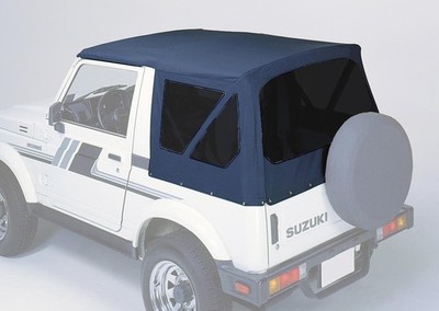 Verdeck schwarz passend für Suzuki Samurai SJ 410 413  Softtop getönte Scheiben