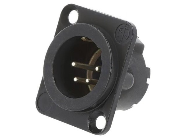 NC4MD-LX-BAG Steckverbinder: Xlr Buchse MäNnlich Pin: 4 Gerade LöTen 10A Neutrik-image