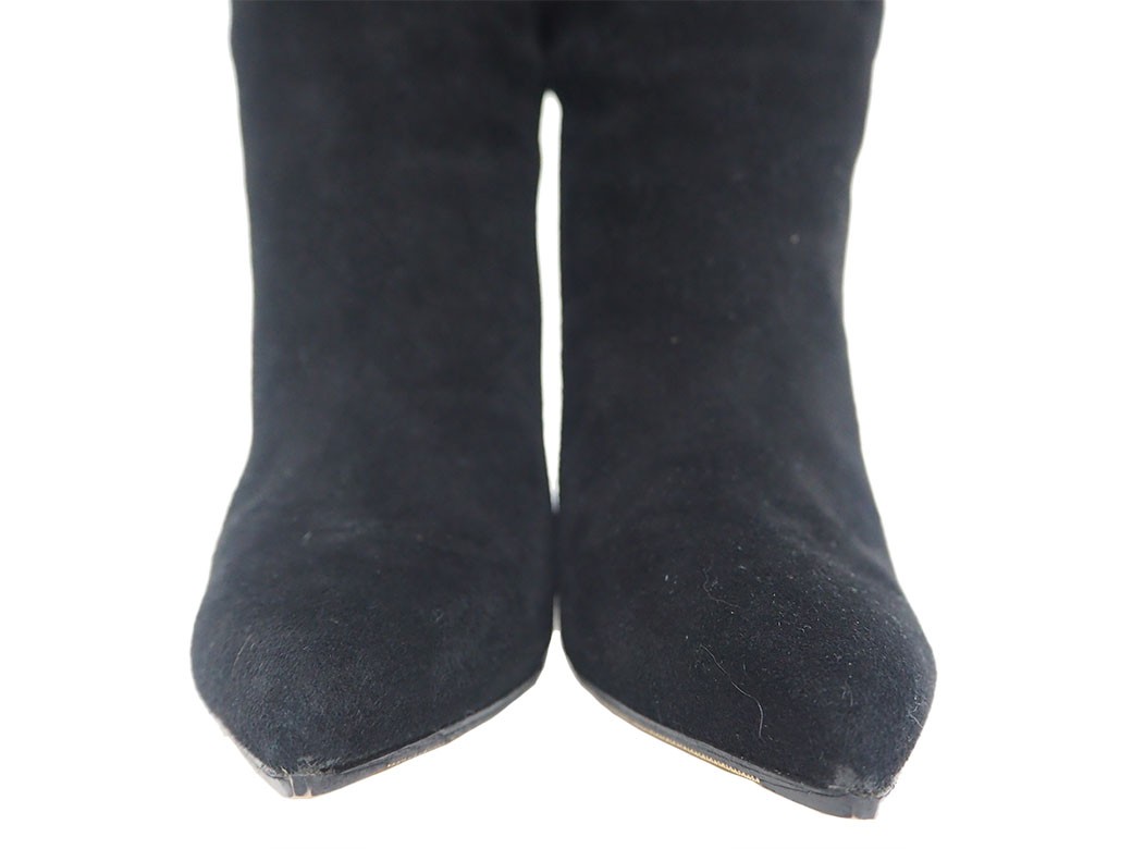 GUCCI Women's Long Stiletto Heels Suede Size:36/JP:23 Black 141219K Authentic thumbnail 4