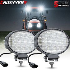 Oval Led Headlight 12v-24v Ip68 Work Light For Various Jcb Tractor Oval Led Headlight 12v-24v Ip68 Work Light For Various Jcb Tractor