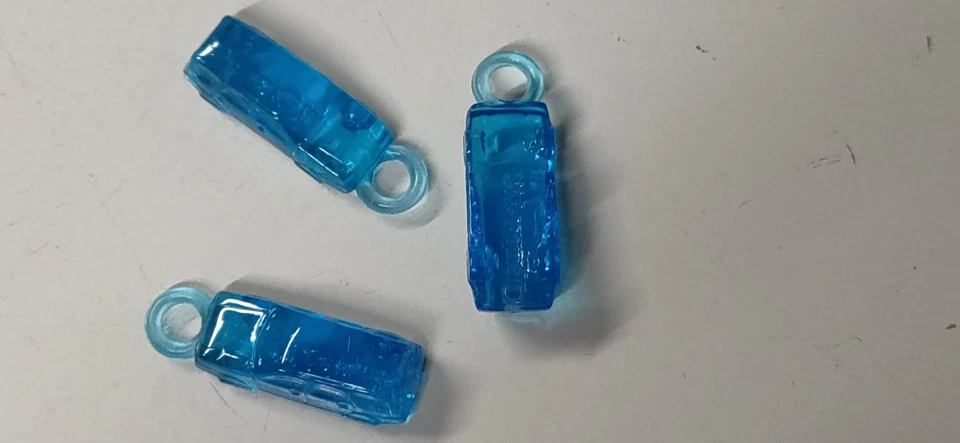 Mini Modellino FIAT  TEMPRA SW in plastica blu set 3 pezzi Gadget Fiat - Immagine 3 di 4