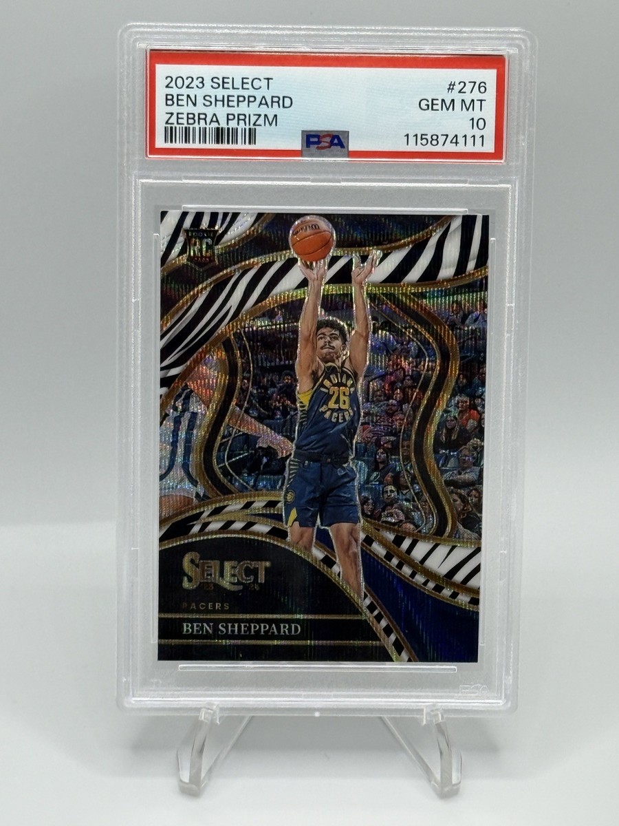 2023-24 Panini Select - Courtside Ben Sheppard #276 Zebra Prizm