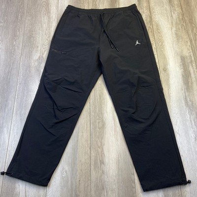 Nike Air Jordan Essentials Woven Pants Mens XL Black Trousers Basketball DQ7509