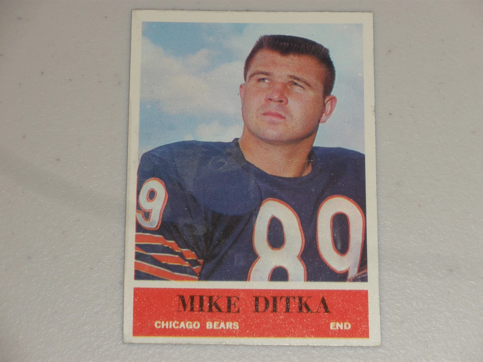 Mike Ditka trading card