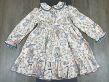 Vintage Toddler Girl prairie dress handmade Fairytale Garden Lightweight Dress