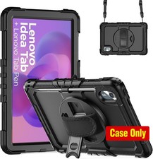 Case for Lenovo Idea Tab 11 2025 with Screen Protector, 360  Rotating Kickstan