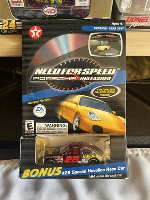 Texaco Need For Speed Porsche Unleashed BONUS #28 Special Havoline Race Car NEW
