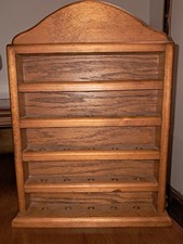 Wooden Golf Ball Display Case Shelf Rack Stand 25 PC