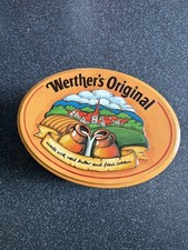 1996 WERTHER'S ORIGINAL OVAL VINTAGE Butter CANDY - SWEET TIN made in Germany