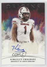 2022 Panini Chronicles Draft Picks Origins Rookie Kingsley Enagbare Auto 0g4