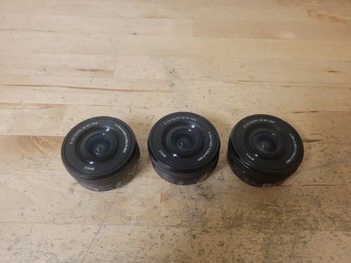 Lot of 3 Sony Alpha SELP1650 16–50mm f/3.5–5.6 Lens Lot READ DESCRIPTION - Picture 2 of 8