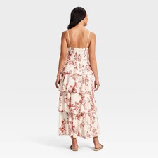 Women's V-Neck Tiered Ruffle Maxi Dress - A New Day