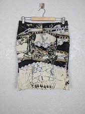 Roberto Cavalli FW 2003 Women's Archive Designer Astronomy Print Skirt Size S