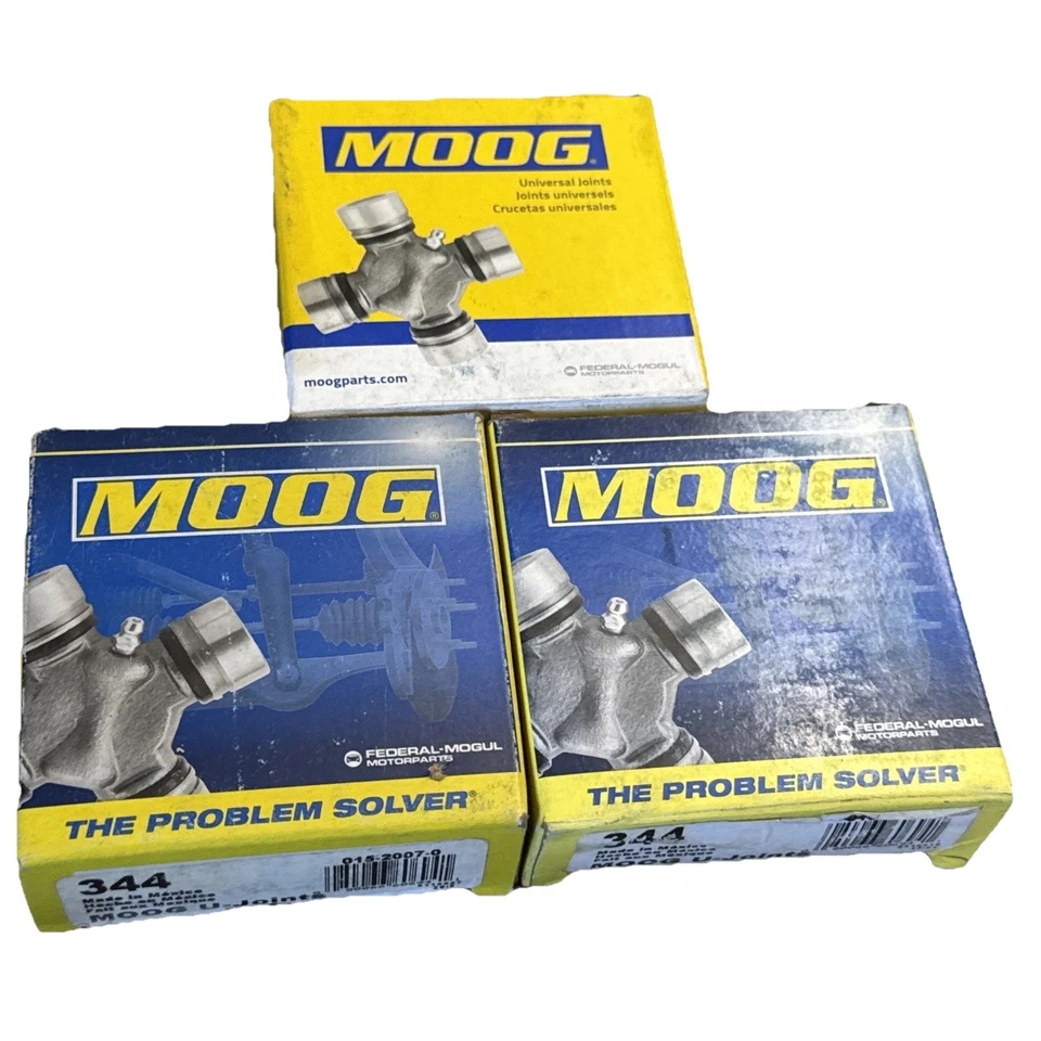 Paquete de 3 juntas universales U- Joint Moog 344 Foto 3 de 3