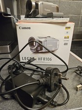 Canon Legria HF R106 Full HD Video Camera, 20x Zoom, HD CMOS, SDHC - READ 1ST
