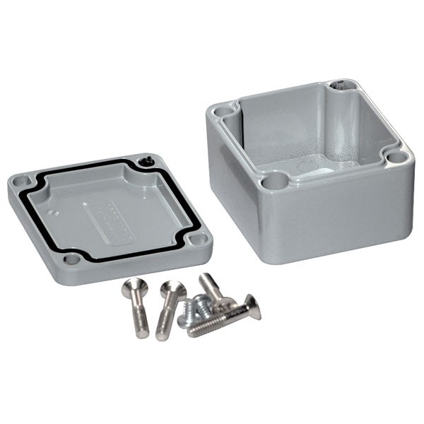 Hammond Watertight Diecast Enclosure 50 x 45 x 30 Grey