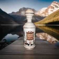 Vintage Decanter Colonial Virginia Old Rip Van Winkle Empty 