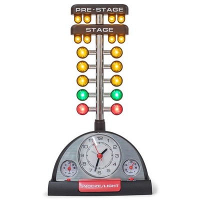 Mark Feldstein & Associates Drag Racing Christmas Tree Lighted Thermometer So...