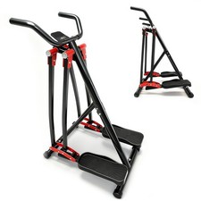 Foldable Air Walking Elliptical-Full-Body Low-Impact Cross Trainer with LCD