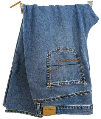 American Eagle Womans Size 20 Jeans Mom 40X28 High Rise Med Blue Classic Y2K