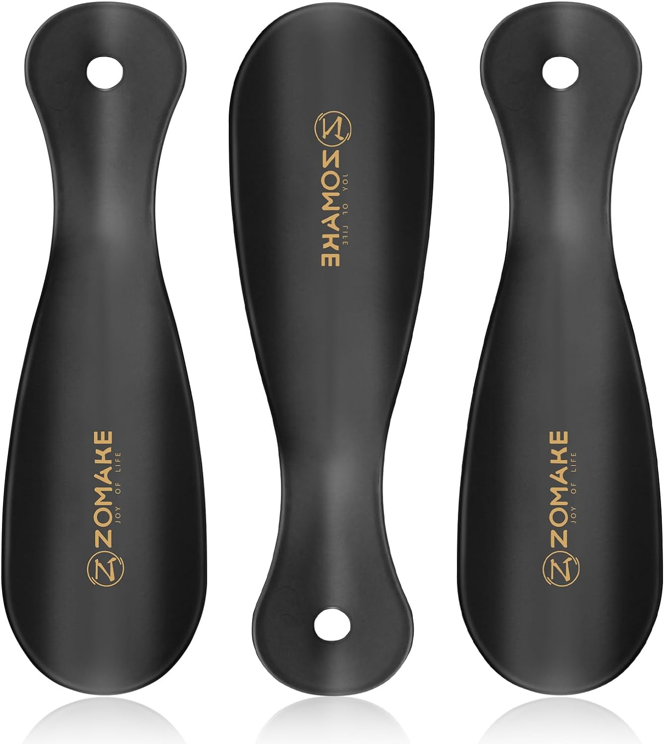 Metal Shoe Horn 3Pcs - 7.5 Inches Steel Shoehorn for Travel - Small for Toddler