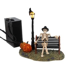 56.53146 Accessories for Village Collections Halloween Resting My Bones Figur...