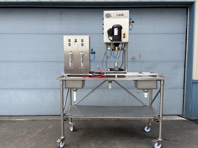 Cask MCF-100 Manual Canning System Beer Canning Line W/ Table