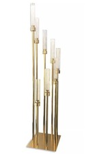 8 Arm Gold Candleabra Wedding Centrepiece Table Decor