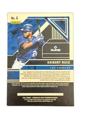 2021 Panini Chronicles #6 Keibert Ruiz Gold Standard. MINT