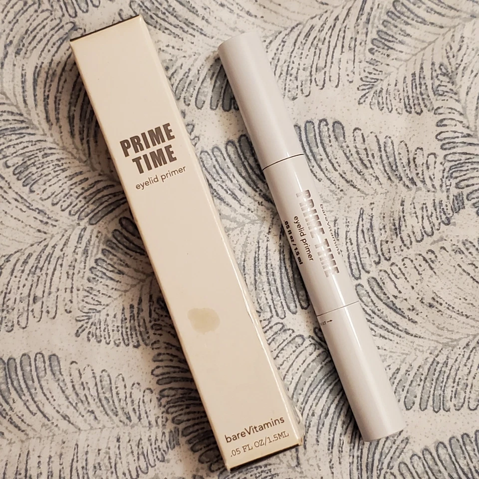 BareMinerals BareVitamins Prime Time Eyelid Primer 0.5 Fl Oz Discontinued RARE - Image 3 of 3