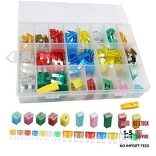 250PCS Automotive Fuses Assortment Kit Include Standard & Small & Mini Size,