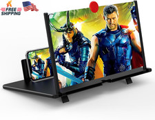 12 Inch 3D HD Screen Magnifier Foldable Phone Stand for Movies Gaming