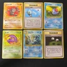 Fossil 1997 Normal Card Set of 6 Japanese Pokemon Card Old Back s007383
