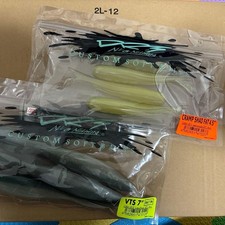 DRT Cramp Shad Fat 4.5 Soft Lure Lemonade Color Used