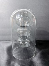 Double Clear Glass Vase