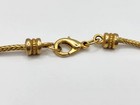 Vintage Artistic Greek Finial Hercules Knot Tassel Gold Plate Necklace — photo 5
