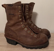 Chippewa Paladin Men's 8" Logger Work Boot Soft Toe US Size 10? READ