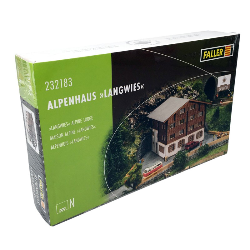 Faller 232183 maison alpine Langwies pour decor de montagne N - 4