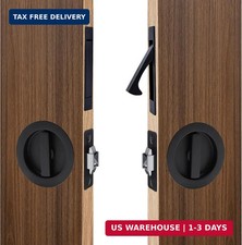 Pocket Door Passage Lock,Large Lever,No Key,F...
