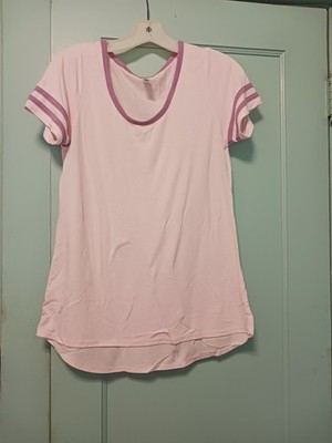 LuLaRoe Pink With Dark Pink Edge Tshirt Size XS