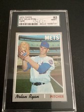 1970 Topps  #712  NOLAN RYAN METS  HIGH # SGC/92 NM-MT